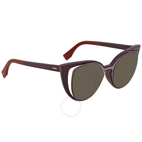 fendi fd 0136 s|FENDI Cat Eye Paradeyes Sunglasses FF 0136/S FF Havana .